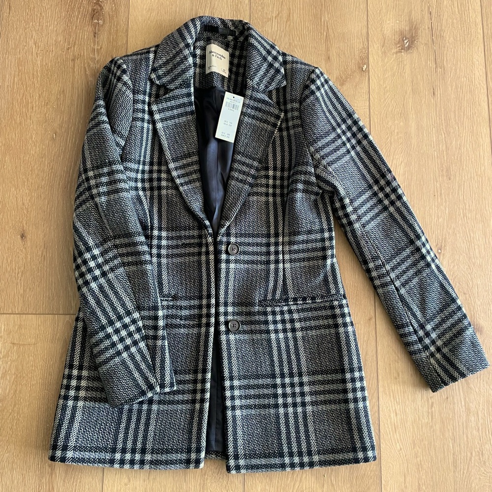 Abercrombie and Fitch Wool Blend Blazer.